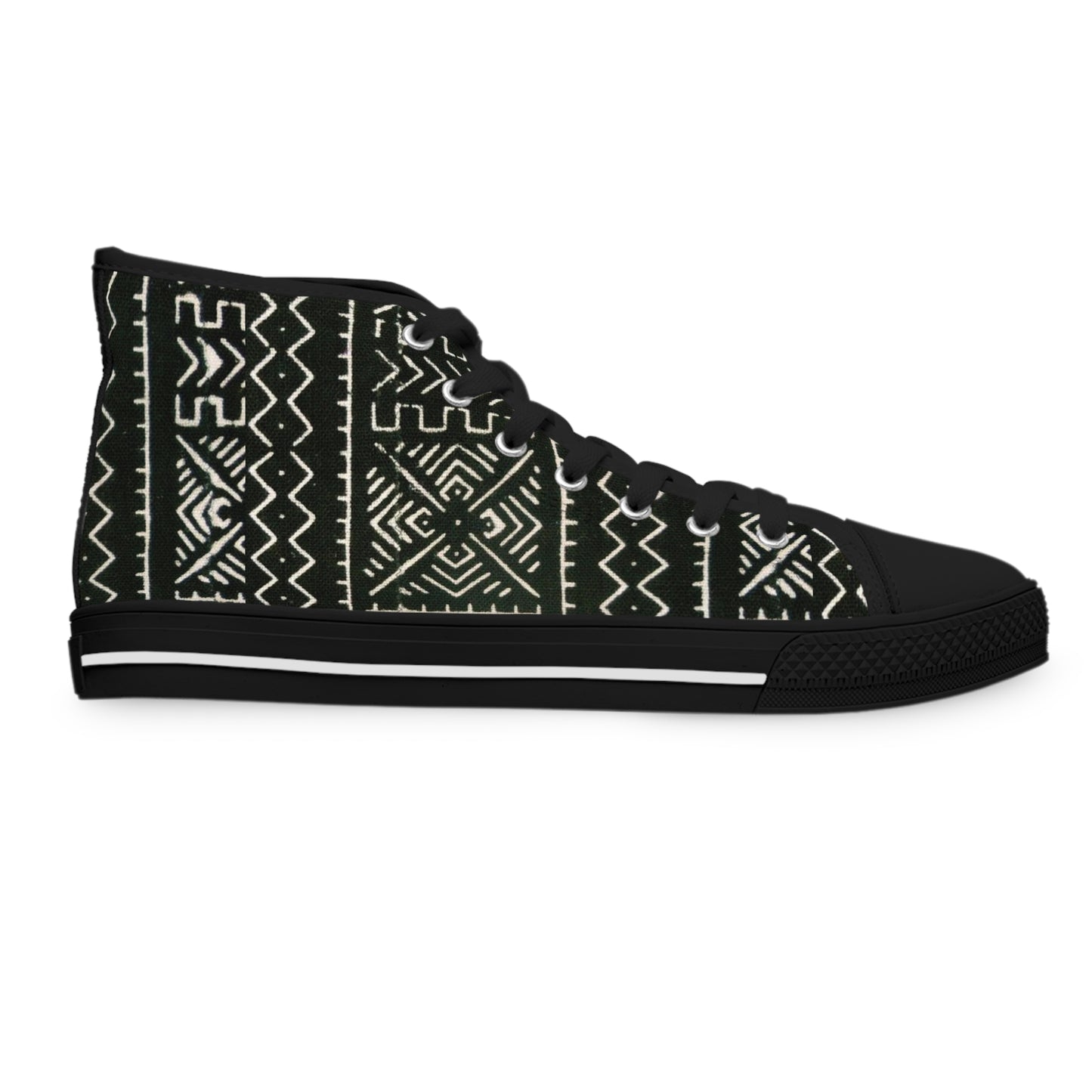 Freedom Culture Women's Mali Mud Cloth Print High Top Sneakers