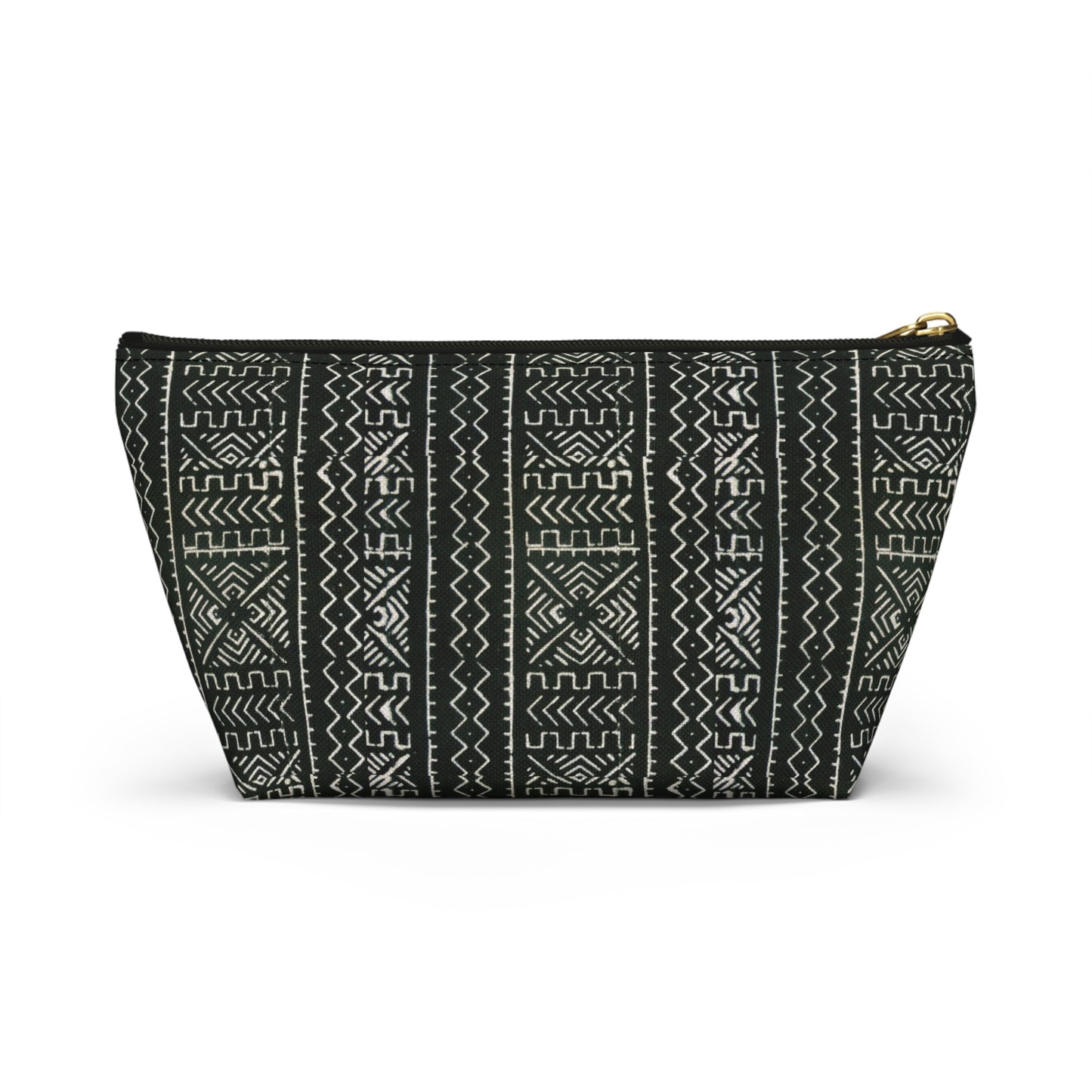 Mali Mud Cloth Print Accessory Pouch w T-bottom