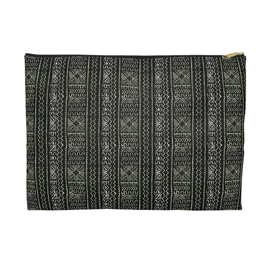 Mali Mud Clot Print Accessory Pouch