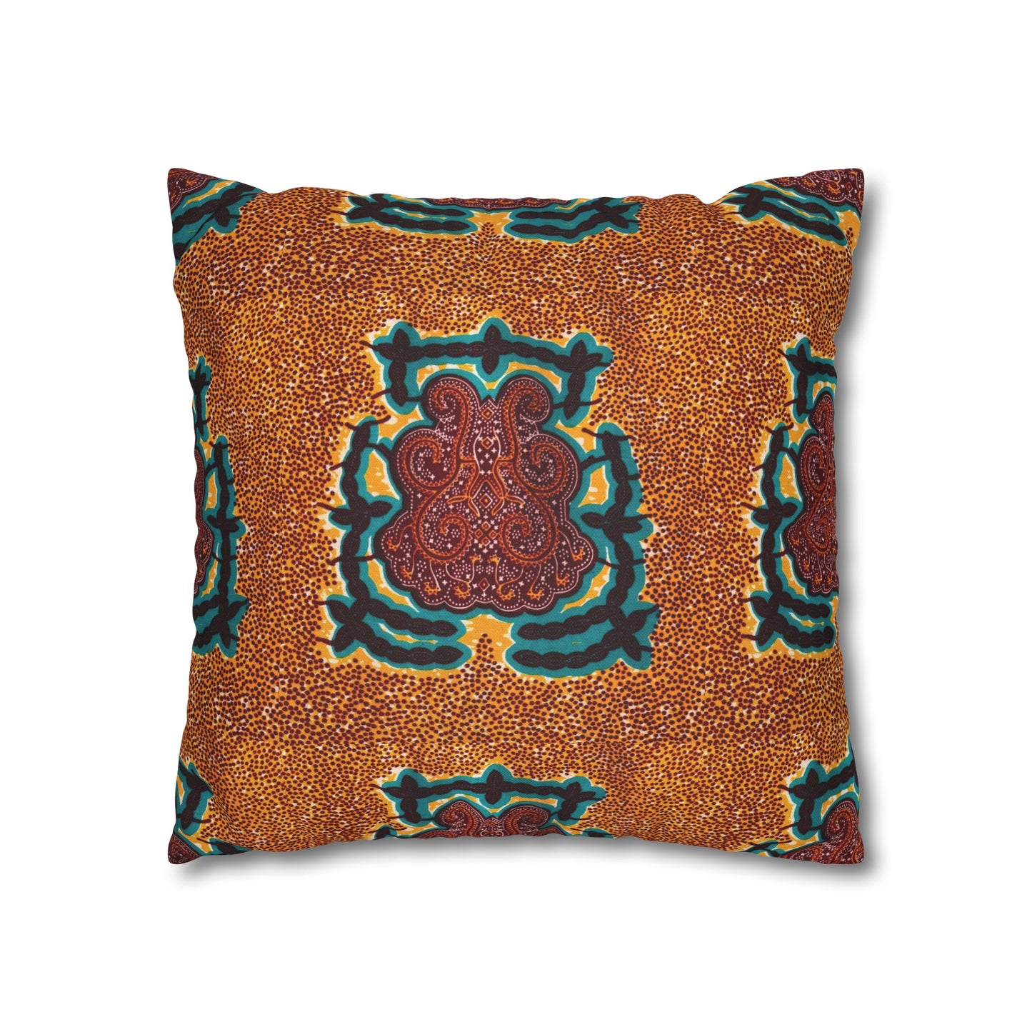 "Gongo" Print Square Pillow Case