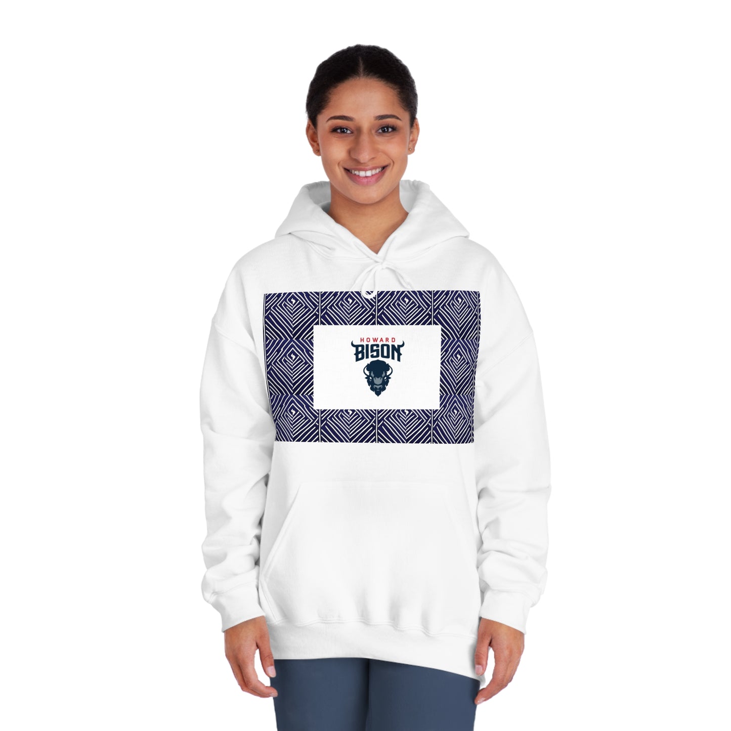 HOWARD BISON Unisex DryBlend® Hooded Sweatshirt