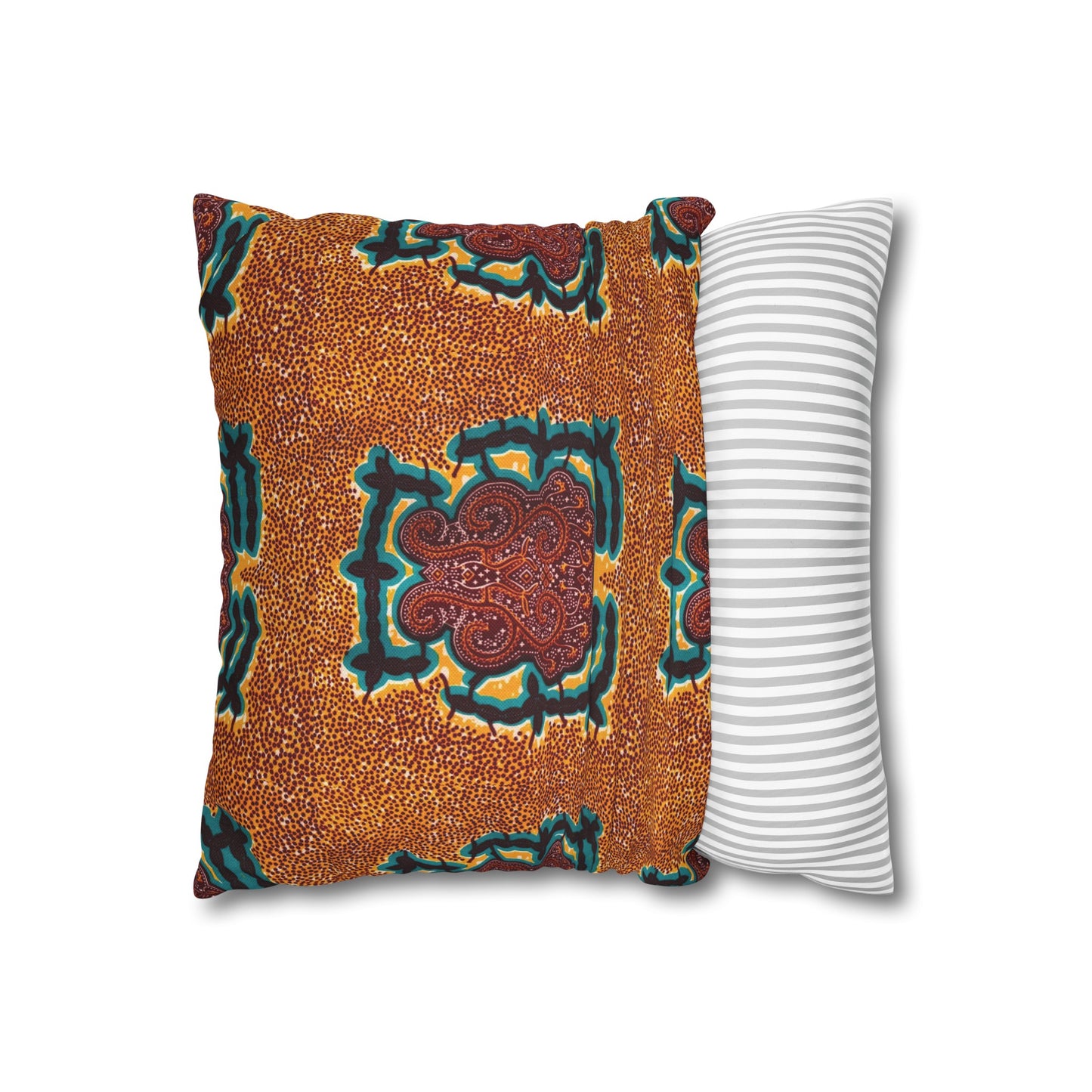 "Gongo" Print Square Pillow Case