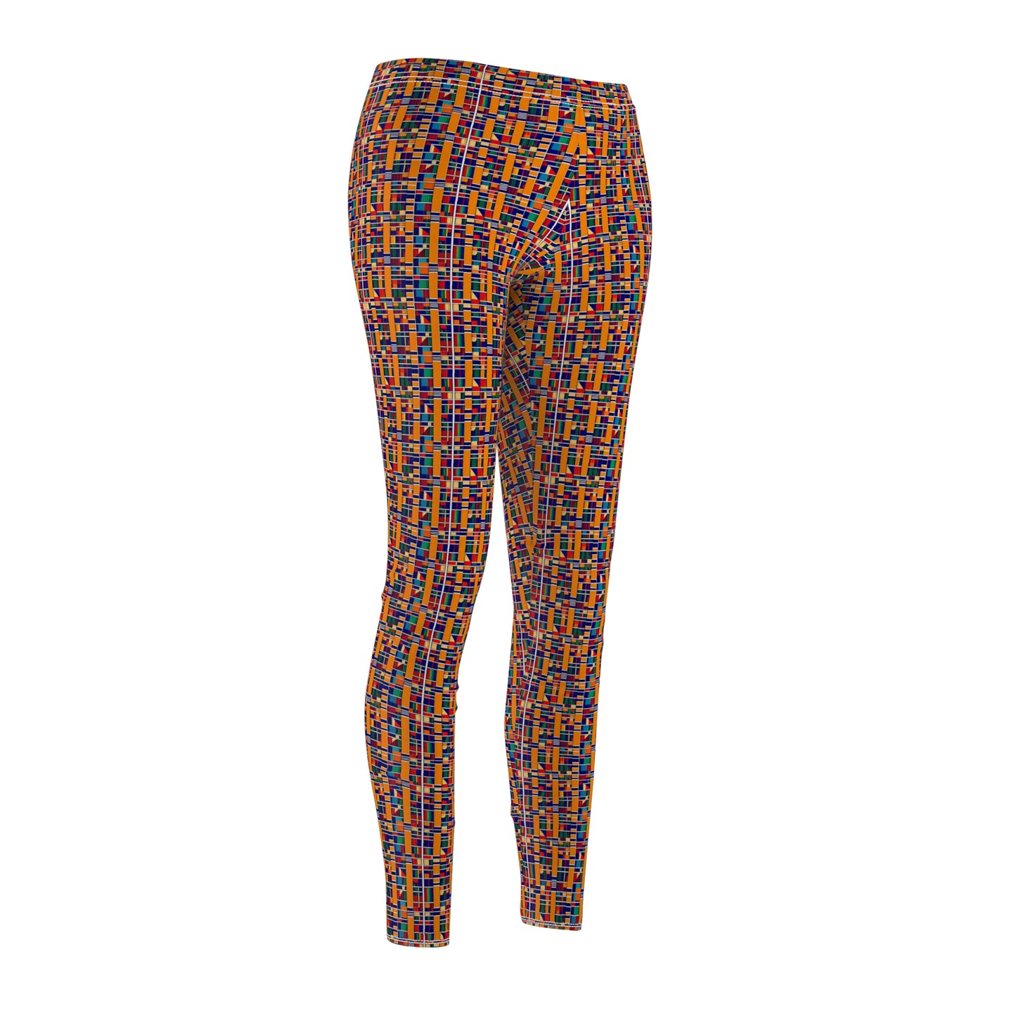 Women's Kente Print Casual Leggings