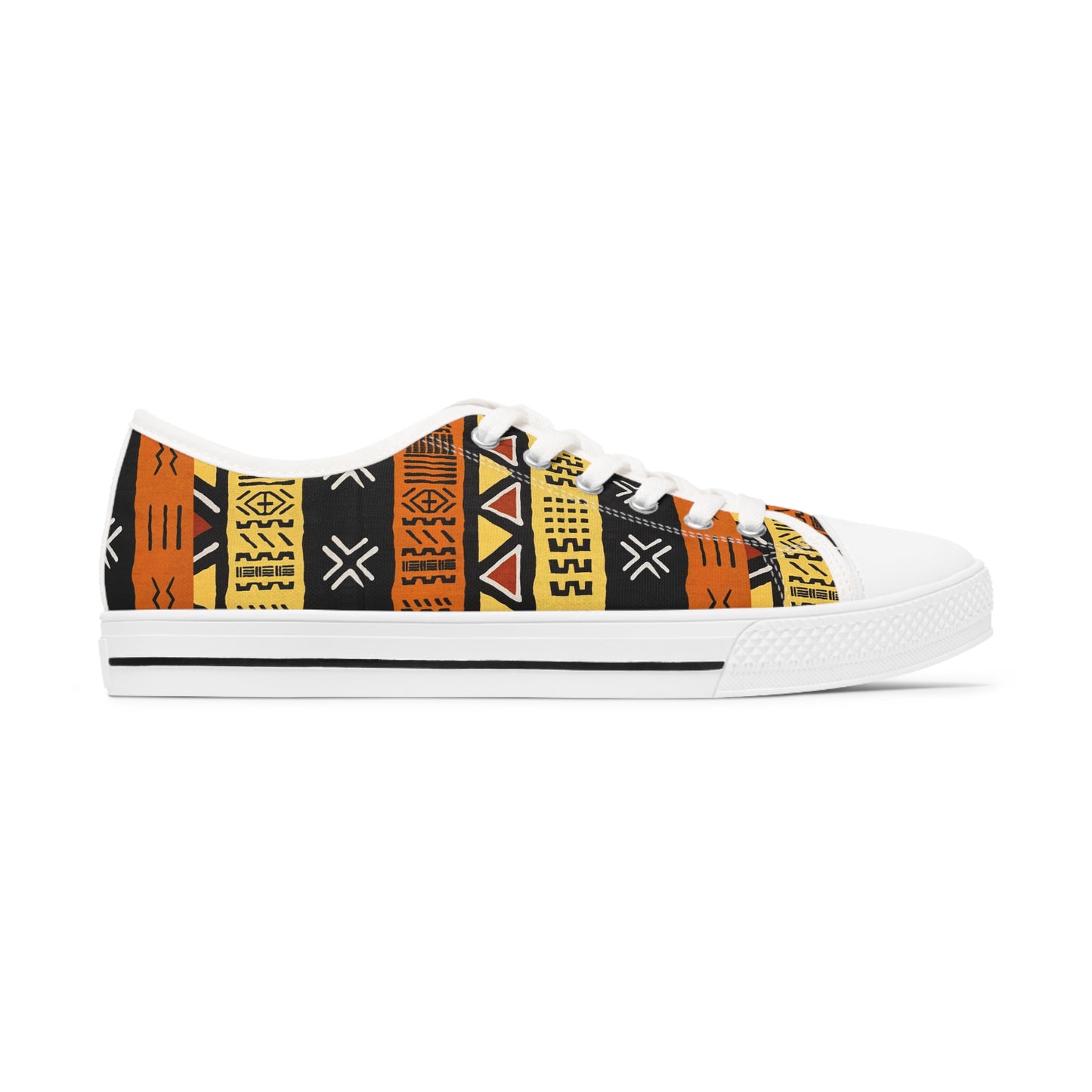 Freedom Culture Women's Low Top Mud Cloth Print Sneakers