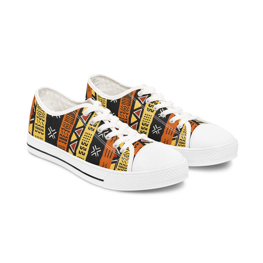 Freedom Culture Women's Low Top Mud Cloth Print Sneakers