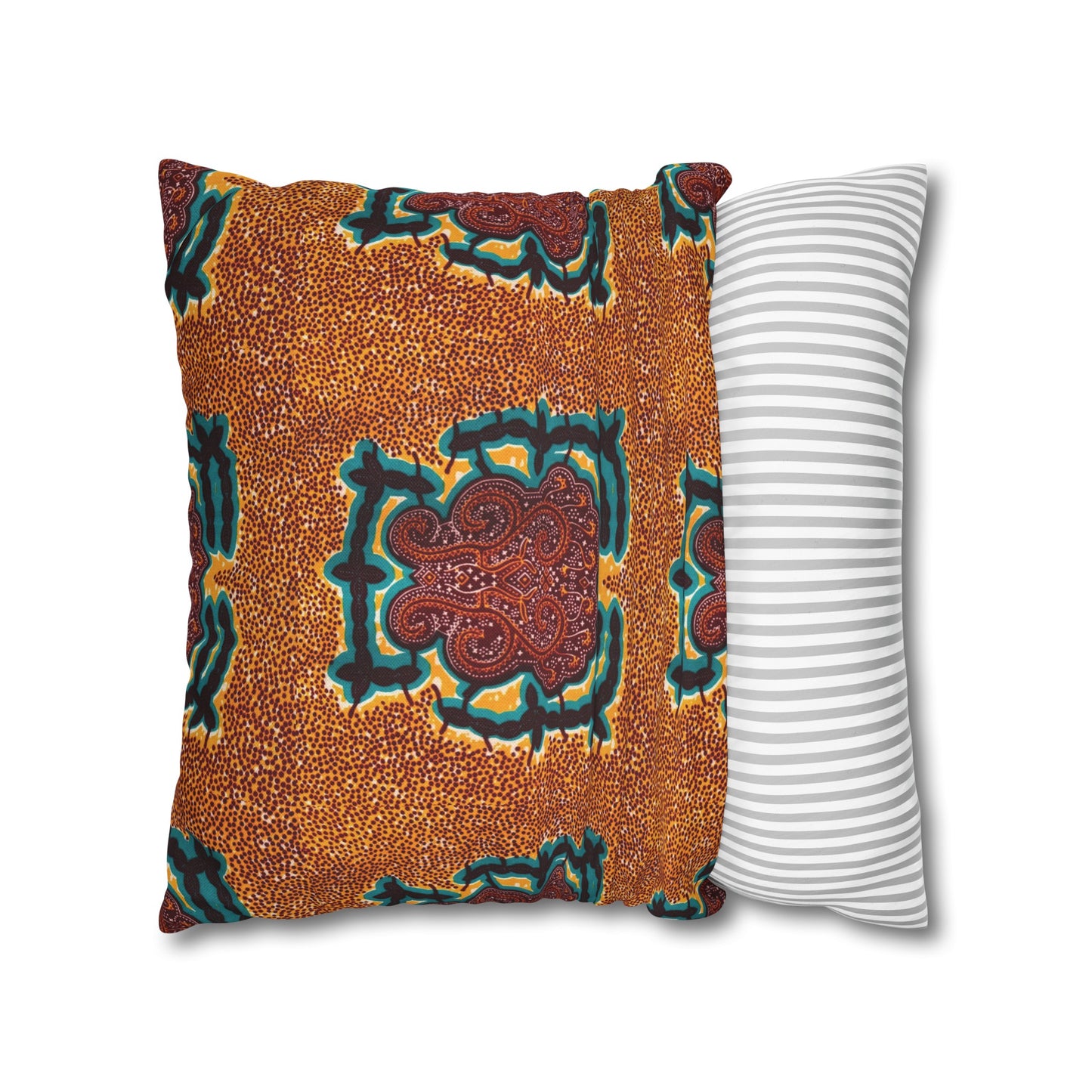 "Gongo" Print Square Pillow Case