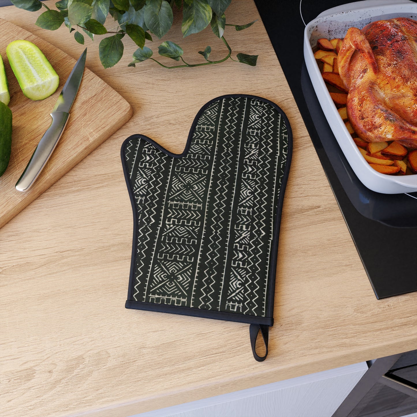 Mali Mud Cloth Print Oven Glove